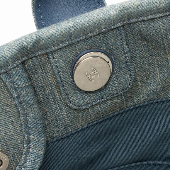 Chanel Denim Deauville Small Tote - Picture 10 of 13